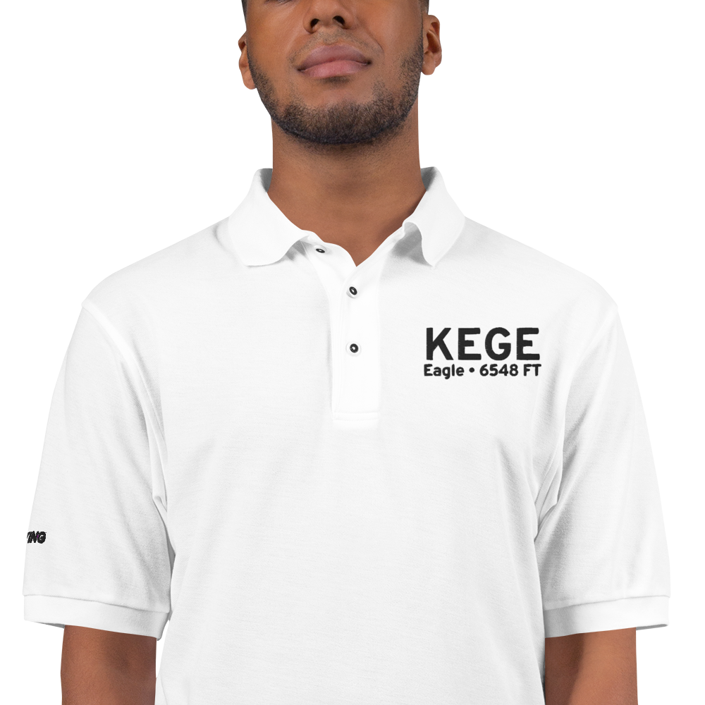 Eagle County Regional Airport (KEGE) ICAO Port Authority Embroidered Polo Shirt 