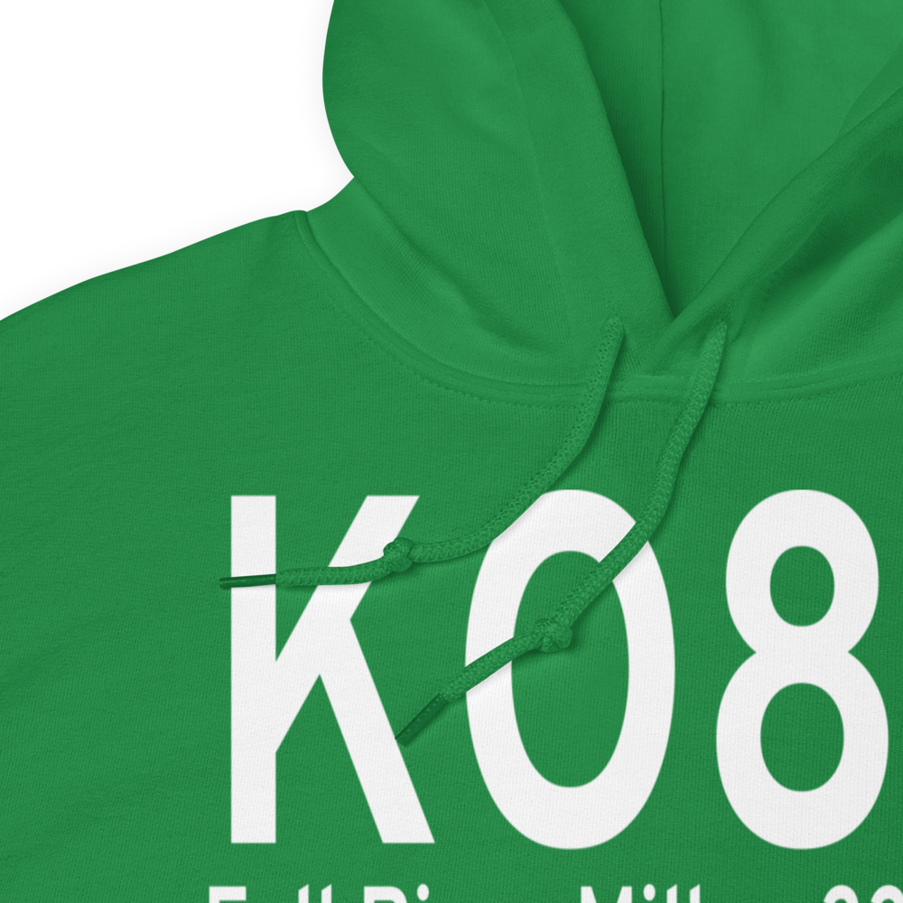 Fall River Mills Airport (KO89) ICAO Hoodie Sweatshirt 