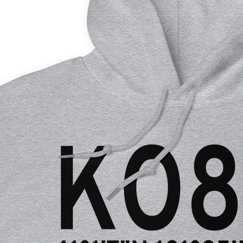 Fall River Mills Airport (KO89) ICAO Hoodie Sweatshirt 