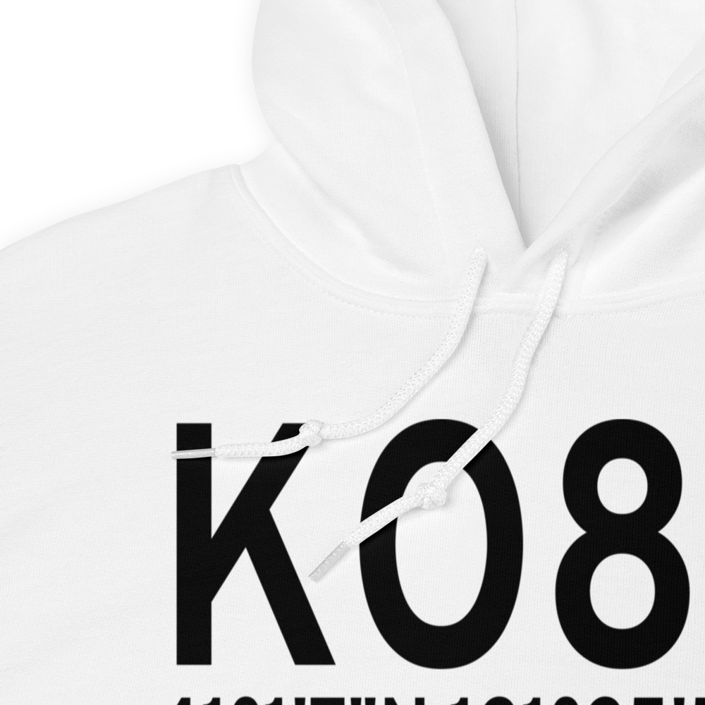 Fall River Mills Airport (KO89) ICAO Hoodie Sweatshirt 