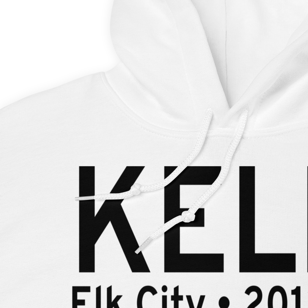 Elk City Regional Business Airport (KELK) ICAO Hoodie Sweatshirt 
