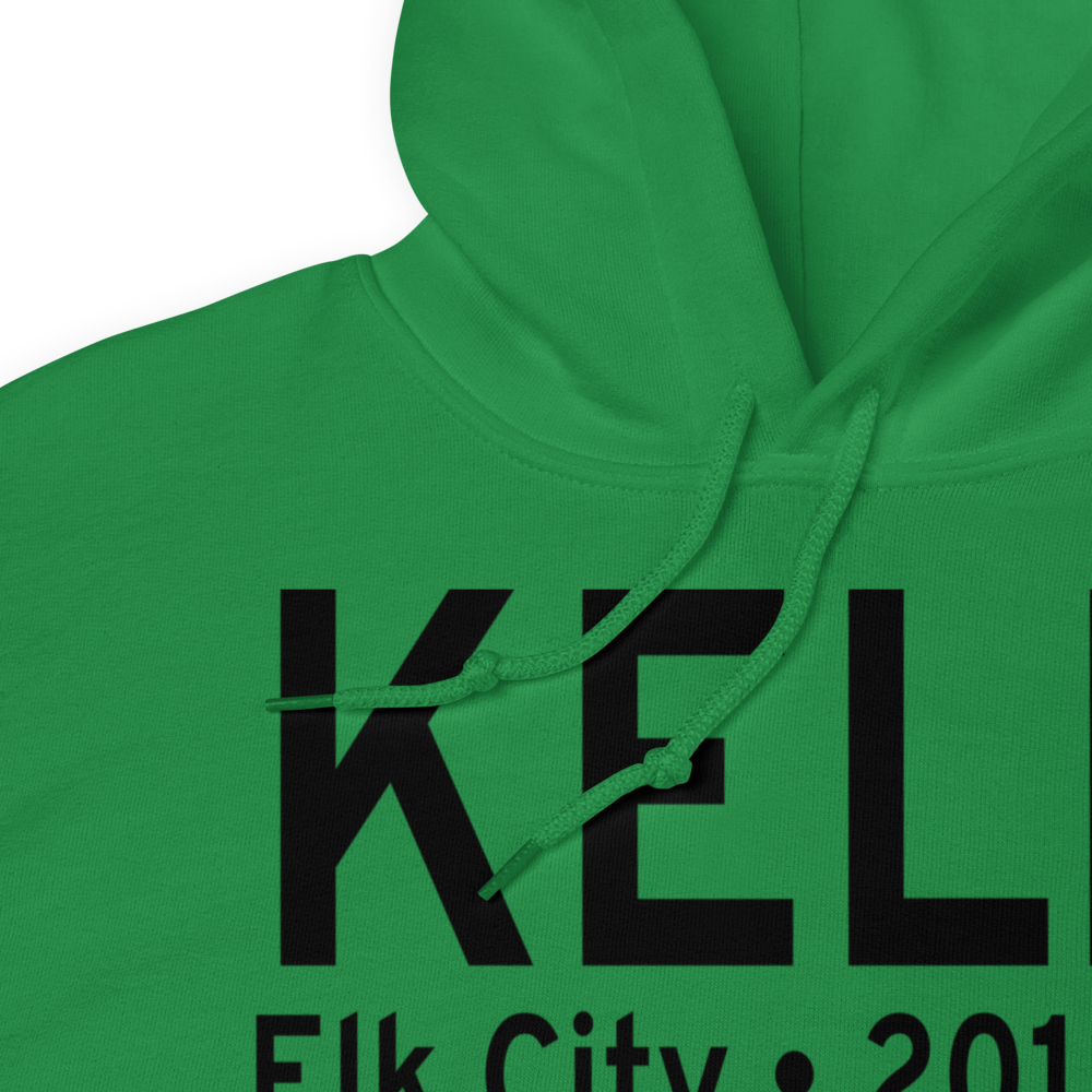 Elk City Regional Business Airport (KELK) ICAO Hoodie Sweatshirt 