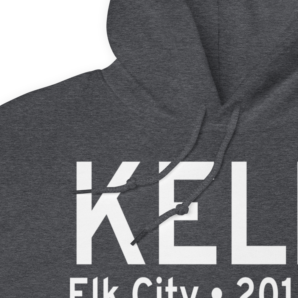 Elk City Regional Business Airport (KELK) ICAO Hoodie Sweatshirt 