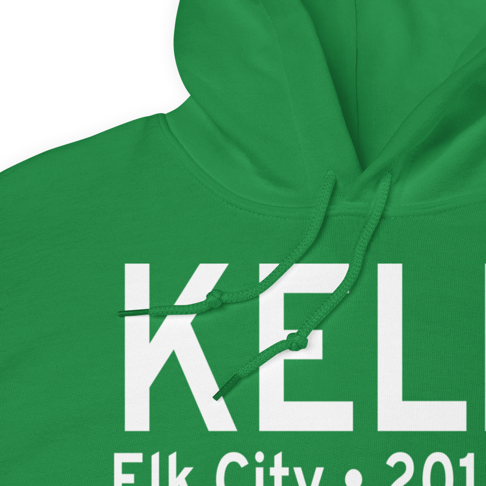 Elk City Regional Business Airport (KELK) ICAO Hoodie Sweatshirt 