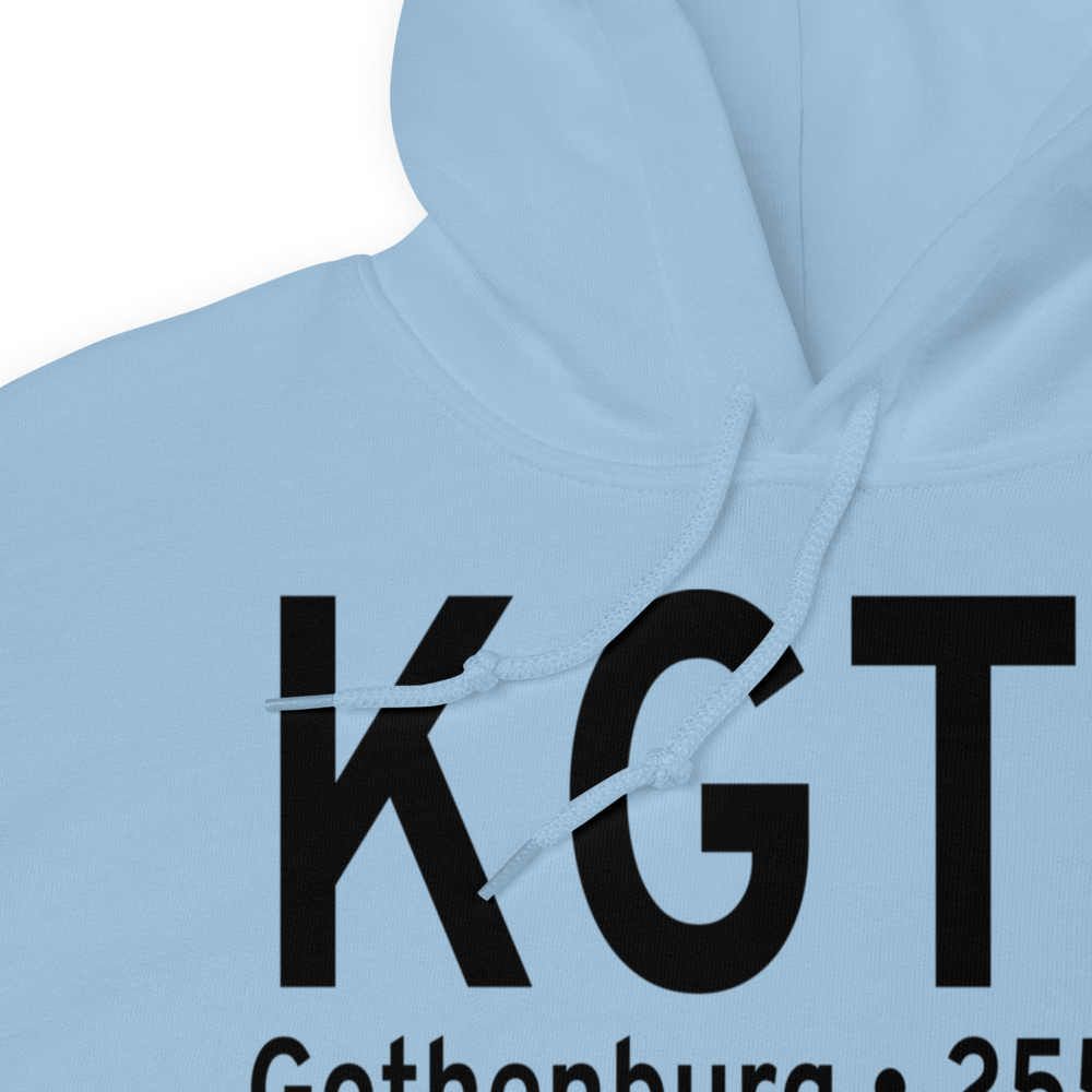 Gothenburg Municipal Airport (KGTE) ICAO Hoodie Sweatshirt 