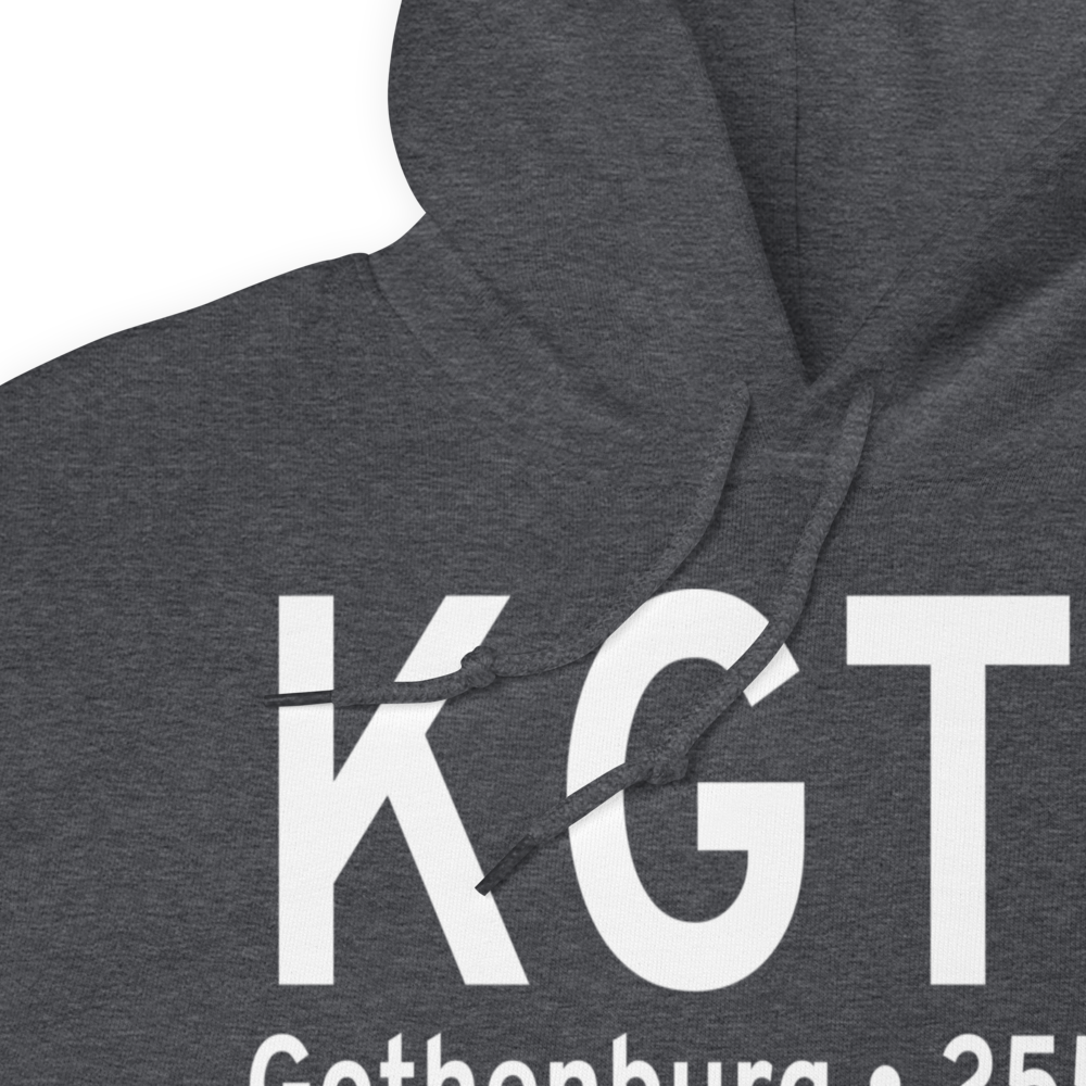 Gothenburg Municipal Airport (KGTE) ICAO Hoodie Sweatshirt 