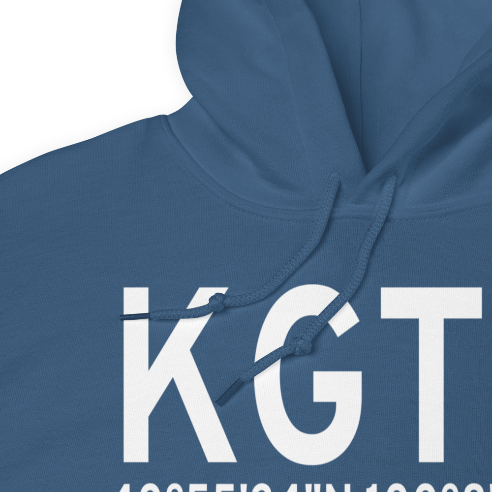 Gothenburg Municipal Airport (KGTE) ICAO Hoodie Sweatshirt 