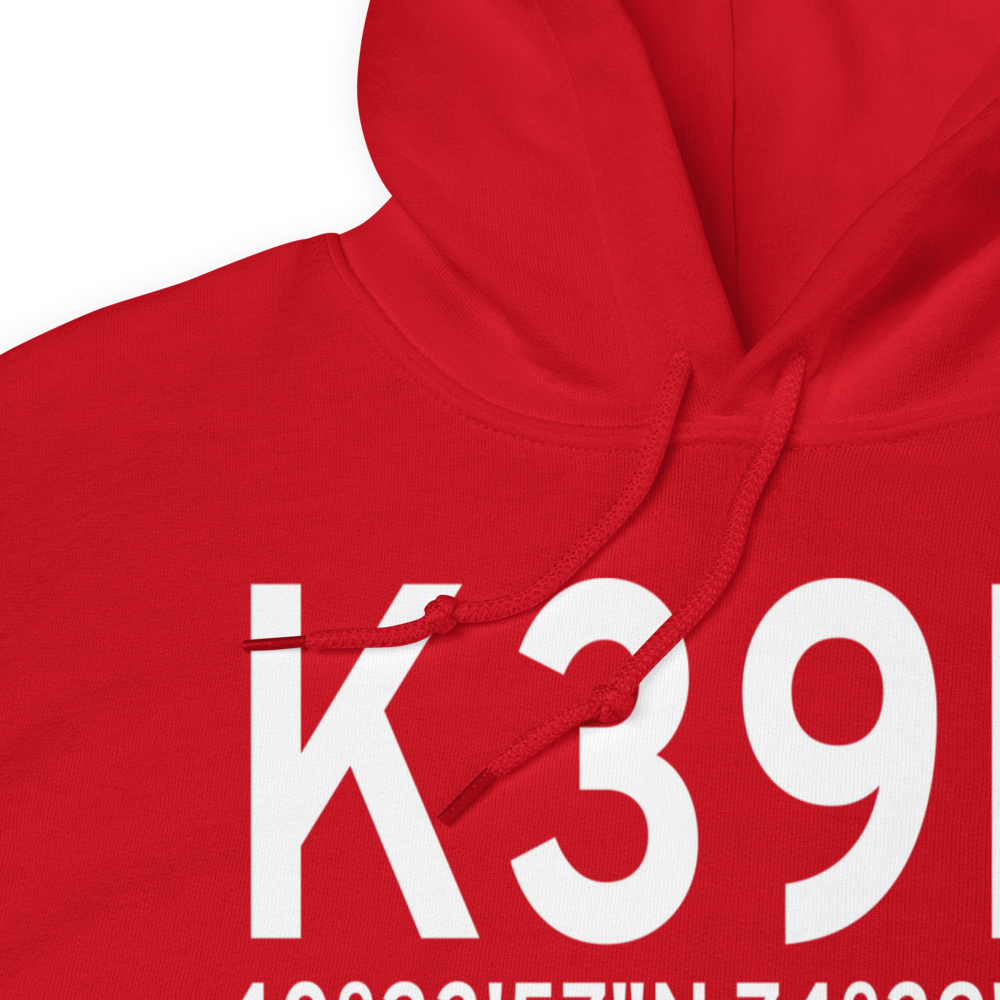 Princeton Airport (K39N) ICAO Hoodie Sweatshirt 