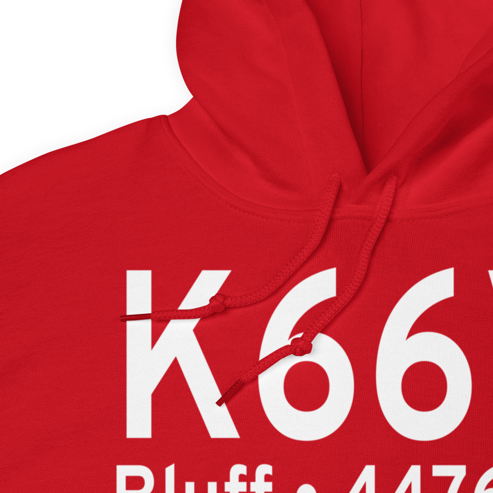 Bluff Airport (K66V) ICAO Hoodie Sweatshirt 