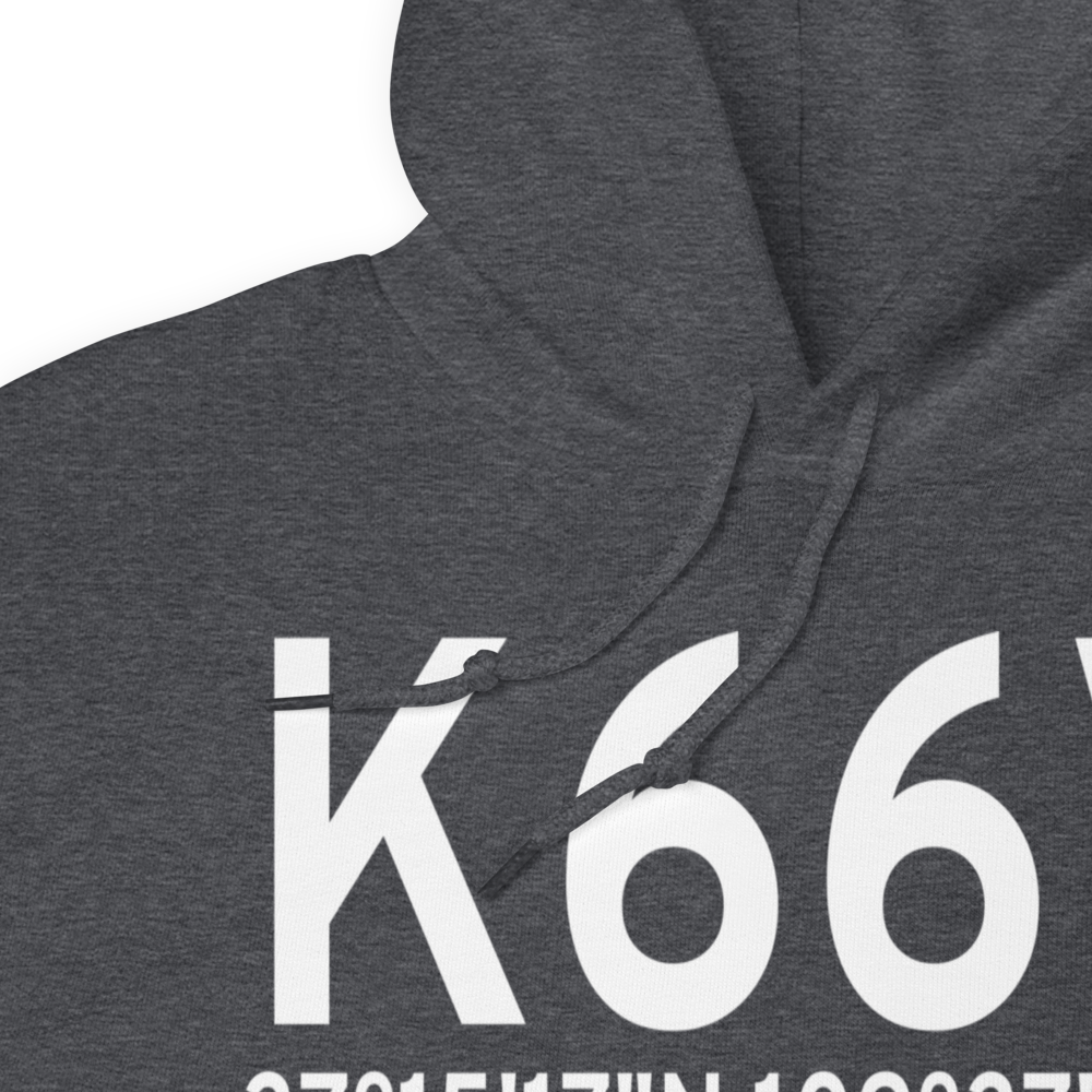 Bluff Airport (K66V) ICAO Hoodie Sweatshirt 