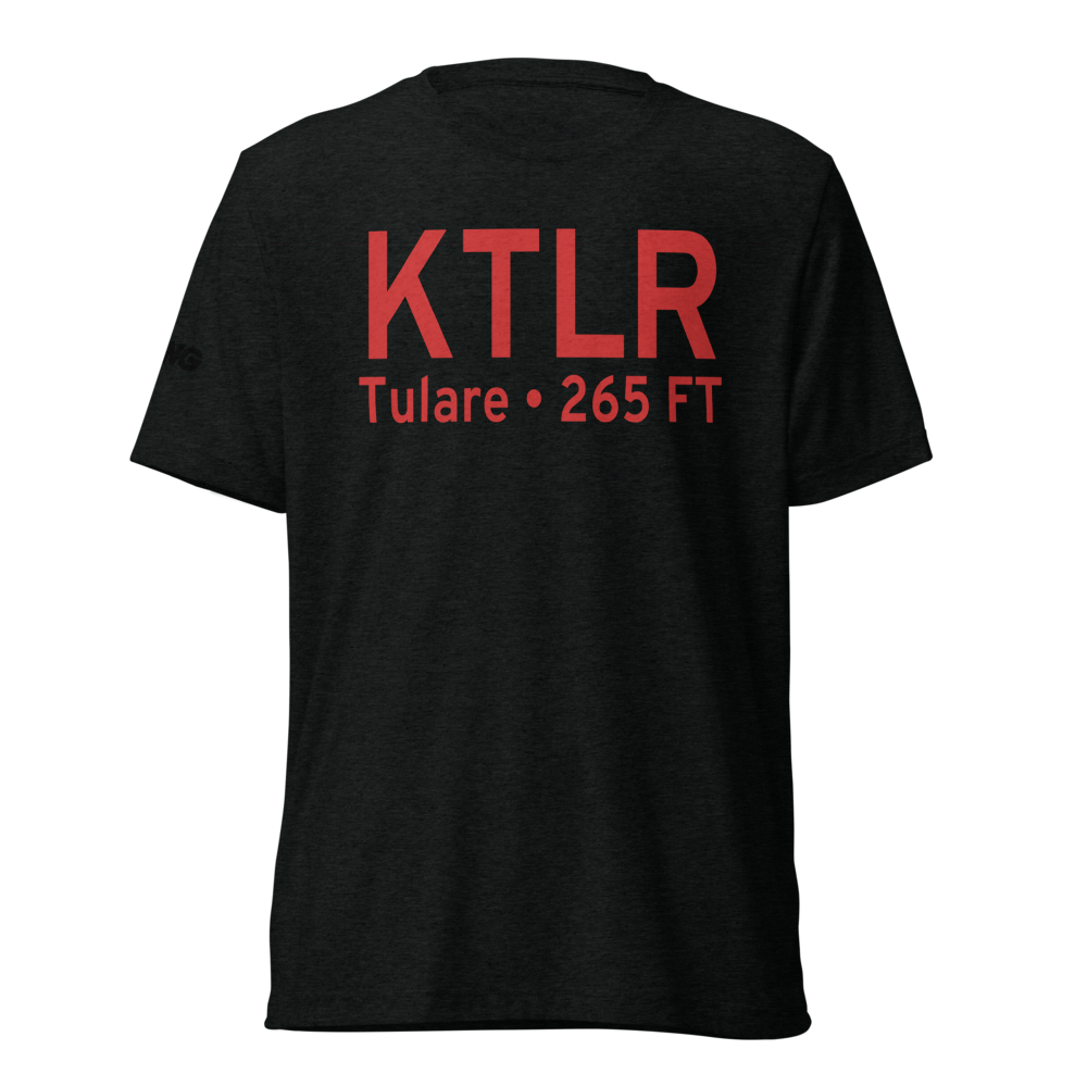 Mefford Field (KTLR) ICAO Tri-blend T-Shirt 