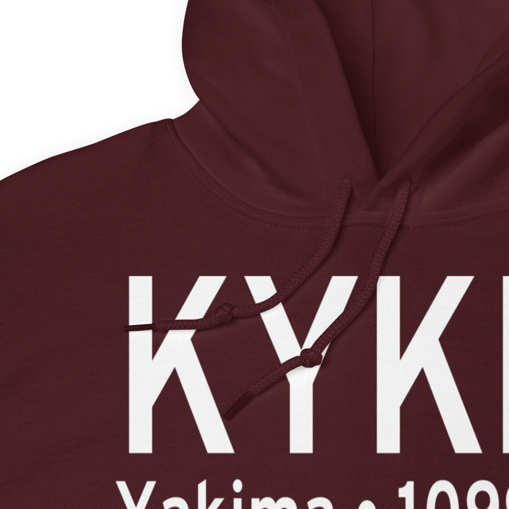 Yakima Air Terminal McAllister Field (KYKM) ICAO Hoodie Sweatshirt 