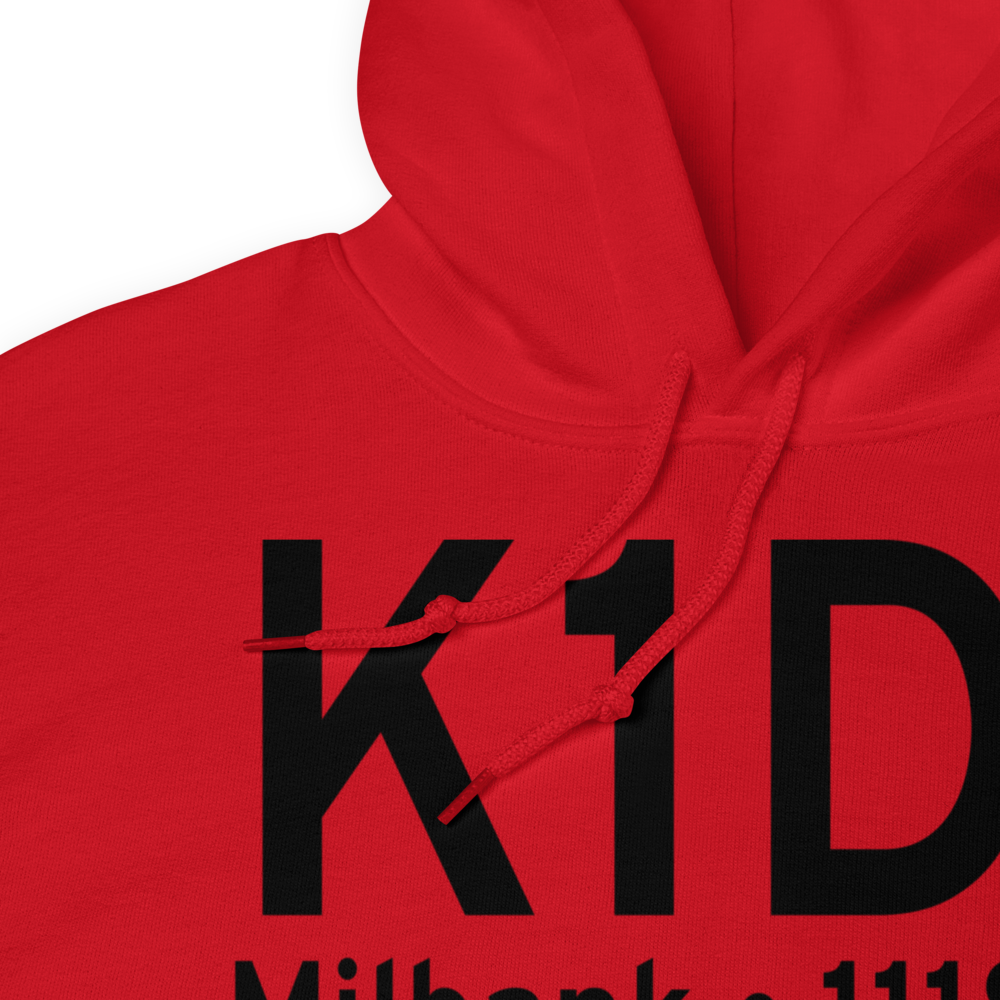 Milbank Municipal Airport (K1D1) ICAO Hoodie Sweatshirt 