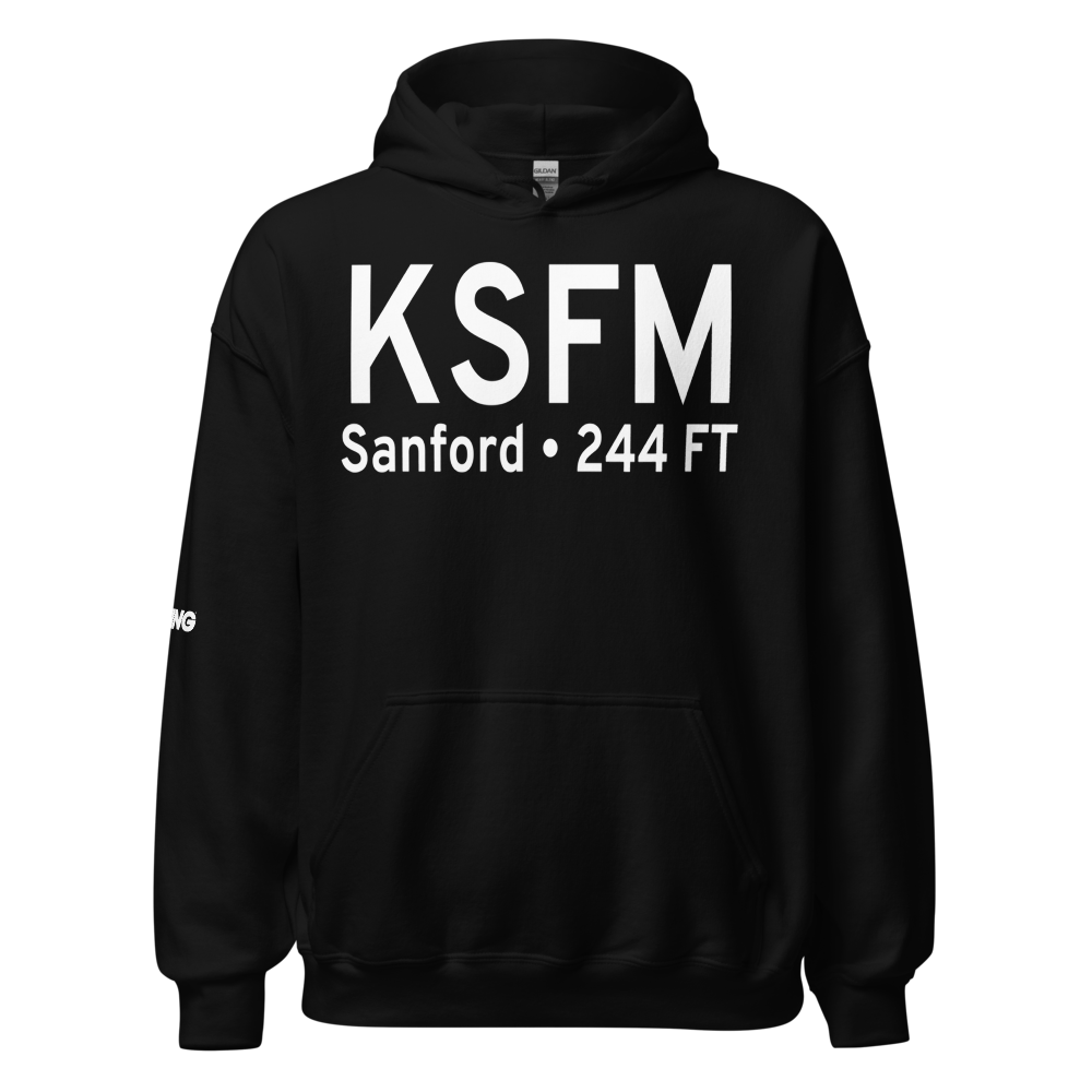 Sanford Seacoast Regional Airport (KSFM) ICAO Hoodie Sweatshirt 