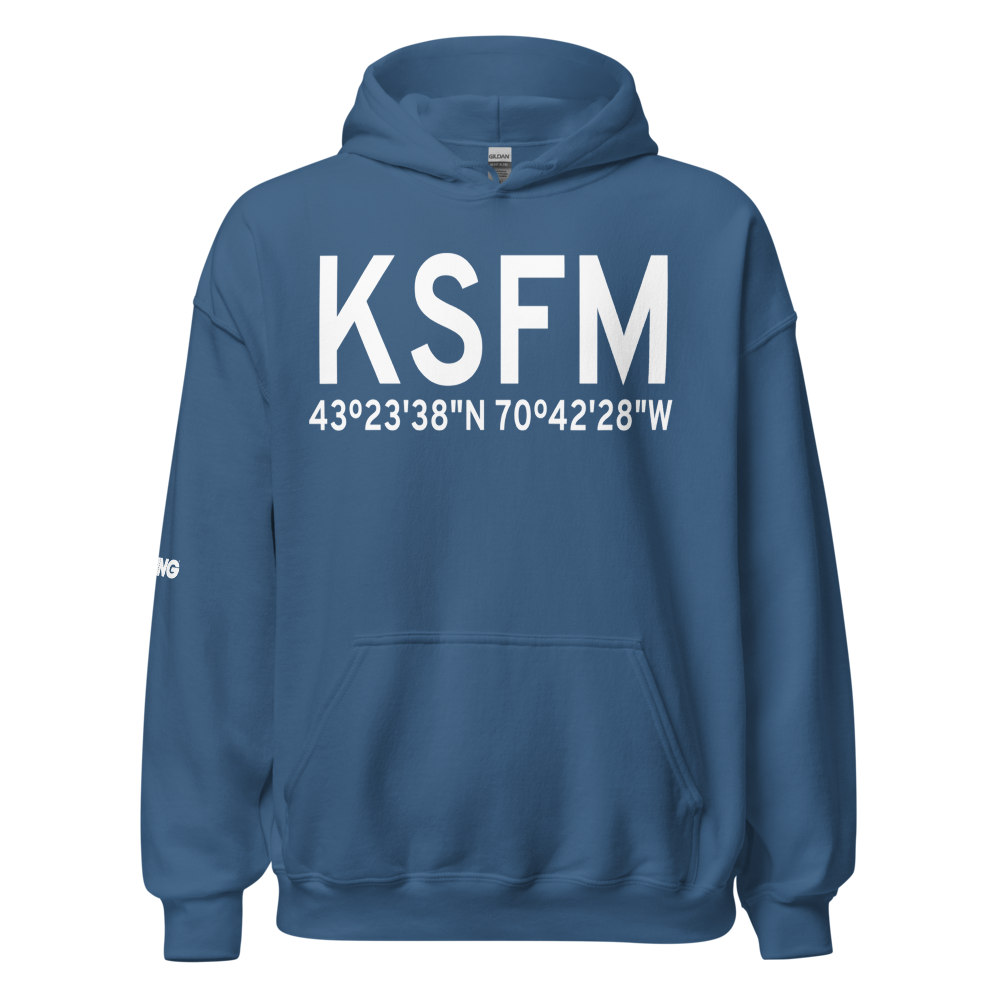 Sanford Seacoast Regional Airport (KSFM) ICAO Hoodie Sweatshirt 