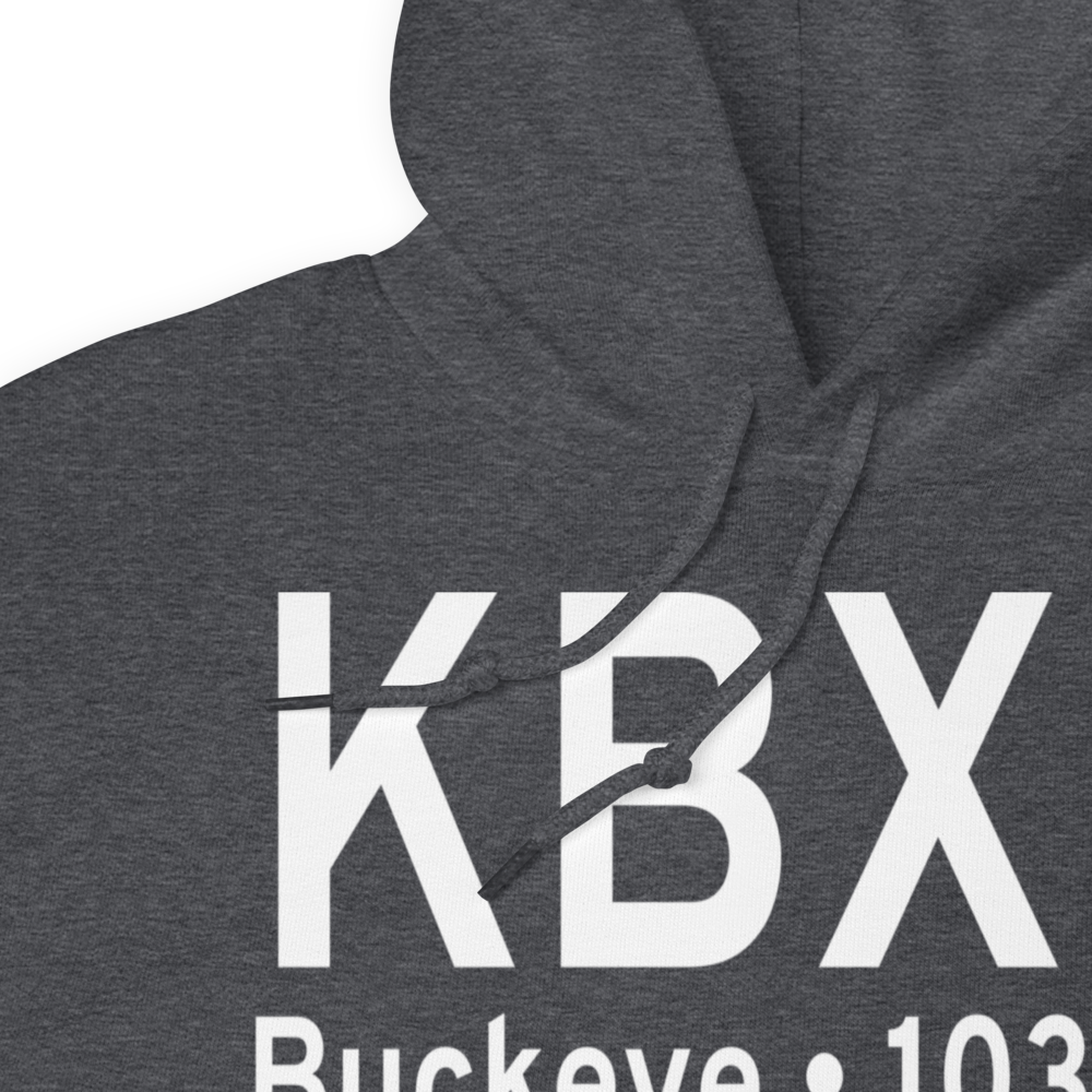 Buckeye Municipal Airport (KBXK) ICAO Hoodie Sweatshirt 