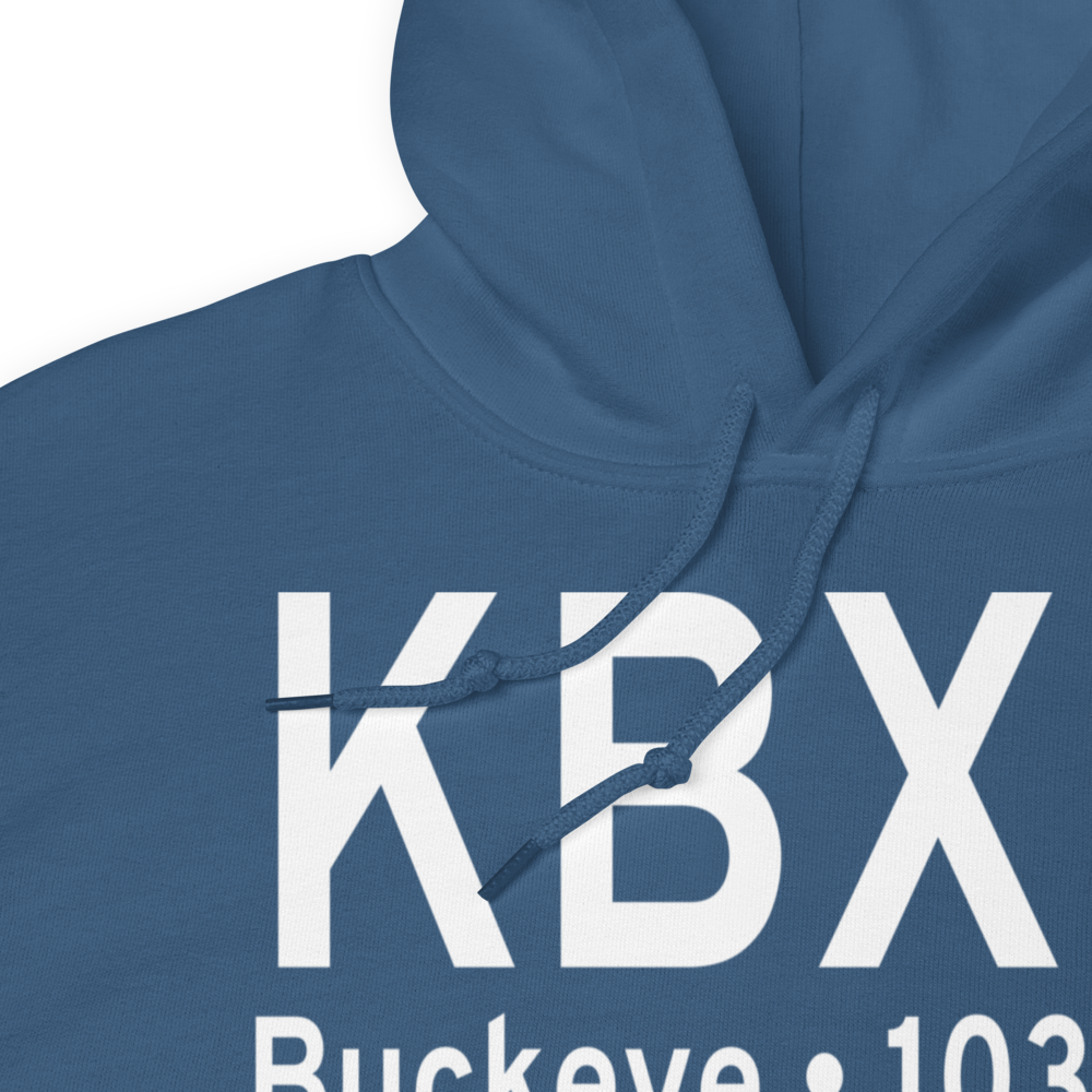 Buckeye Municipal Airport (KBXK) ICAO Hoodie Sweatshirt 