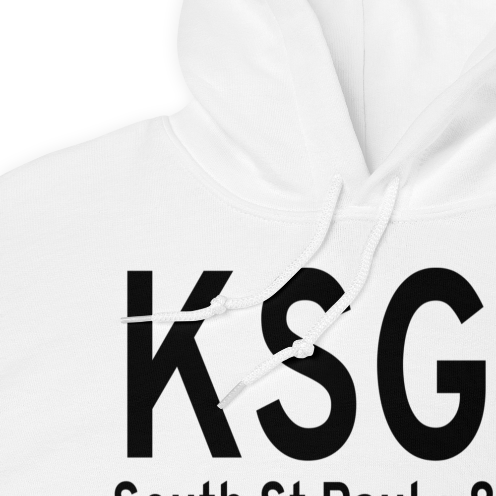 South St Paul Municipal Richard E Fleming field (KSGS) ICAO Hoodie Sweatshirt 