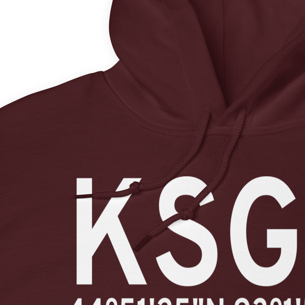 South St Paul Municipal Richard E Fleming field (KSGS) ICAO Hoodie Sweatshirt 