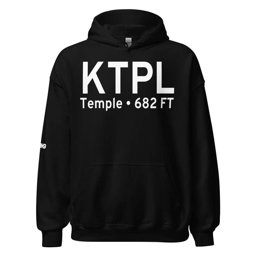 Draughon Miller Central Texas Regional Airport (KTPL) ICAO Hoodie Sweatshirt 