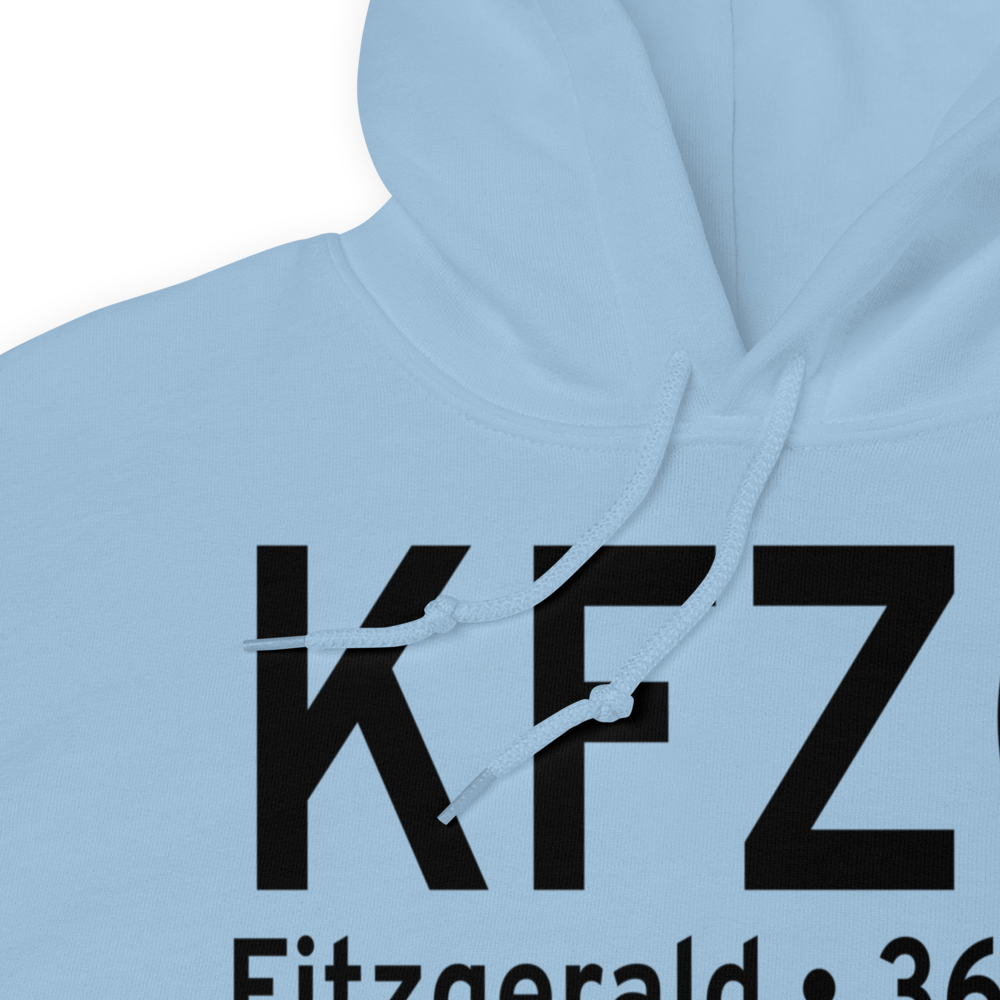 Fitzgerald Municipal Airport (KFZG) ICAO Hoodie Sweatshirt 