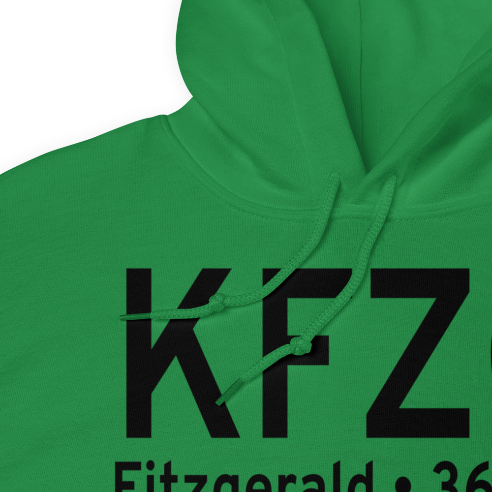 Fitzgerald Municipal Airport (KFZG) ICAO Hoodie Sweatshirt 