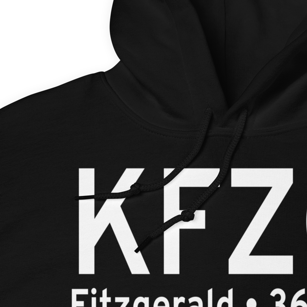 Fitzgerald Municipal Airport (KFZG) ICAO Hoodie Sweatshirt 