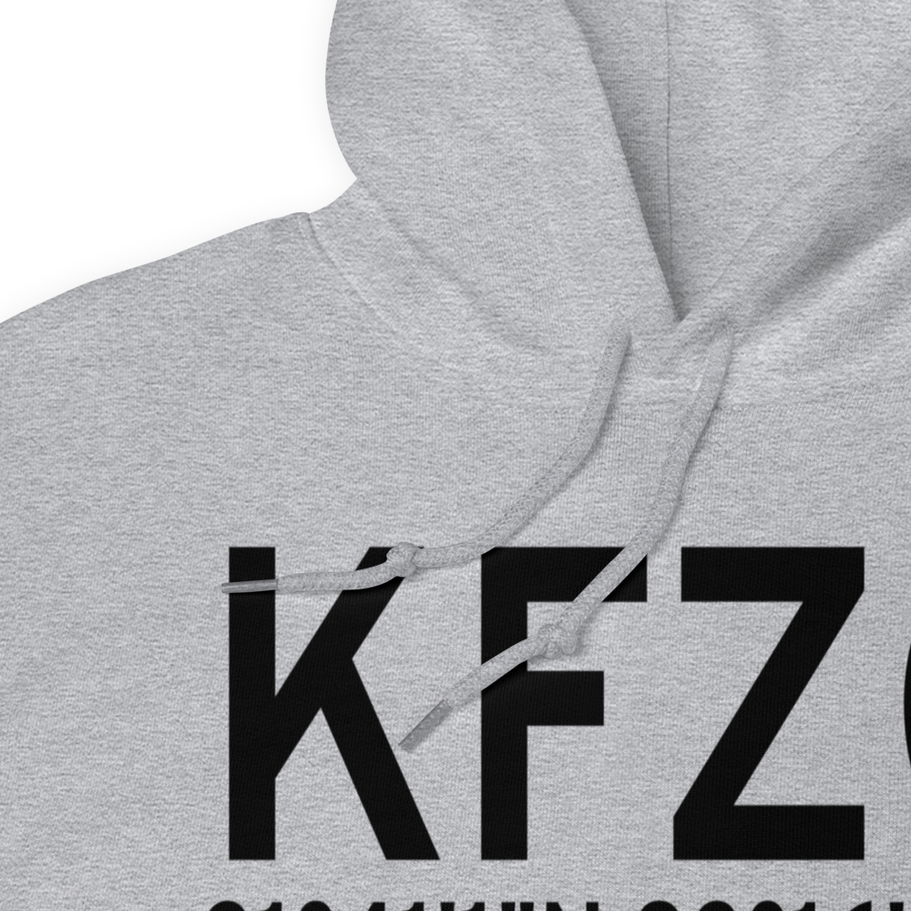 Fitzgerald Municipal Airport (KFZG) ICAO Hoodie Sweatshirt 