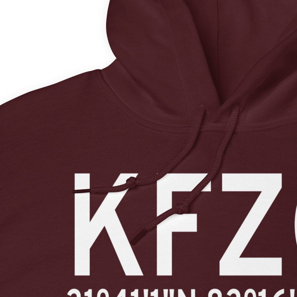 Fitzgerald Municipal Airport (KFZG) ICAO Hoodie Sweatshirt 