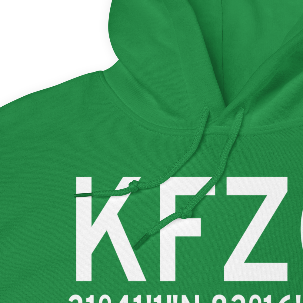 Fitzgerald Municipal Airport (KFZG) ICAO Hoodie Sweatshirt 