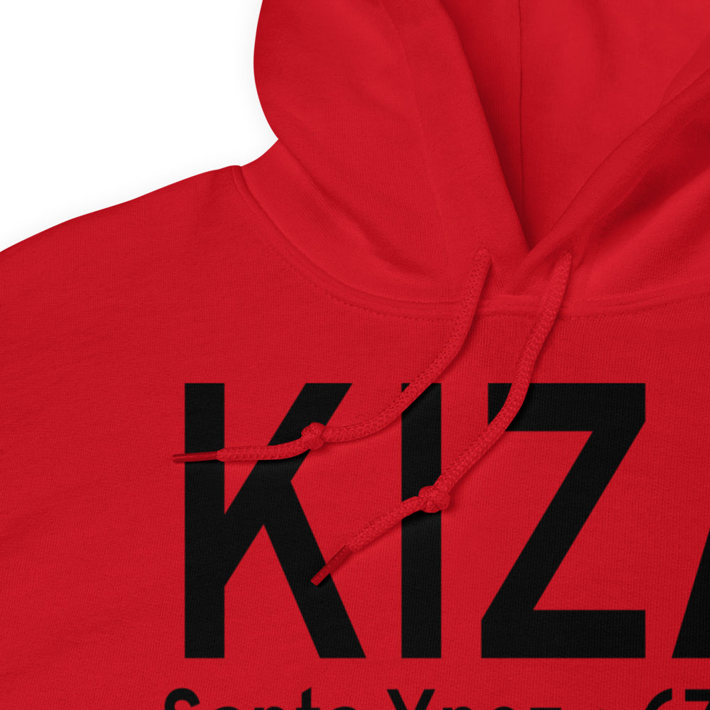 Santa Ynez Airport (KIZA) ICAO Hoodie Sweatshirt 