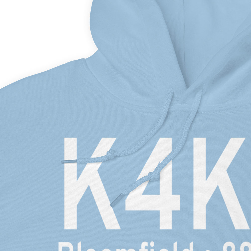 Bloomfield Municipal Airport (K4K6) ICAO Hoodie Sweatshirt 
