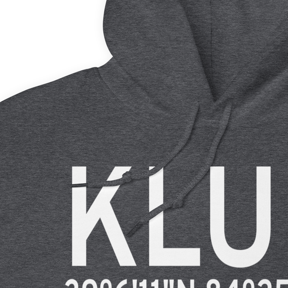 Cincinnati Municipal Airport Lunken Field (KLUK) ICAO Hoodie Sweatshirt 