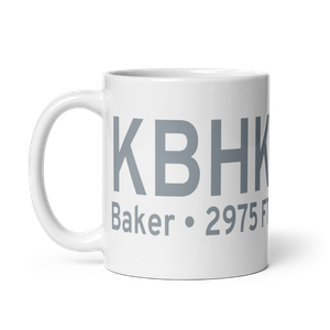 Baker Municipal Airport (KBHK) ICAO Mug