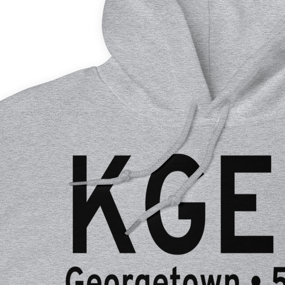 Sussex County Airport (KGED) ICAO Hoodie Sweatshirt 