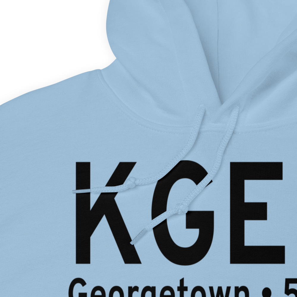 Sussex County Airport (KGED) ICAO Hoodie Sweatshirt 