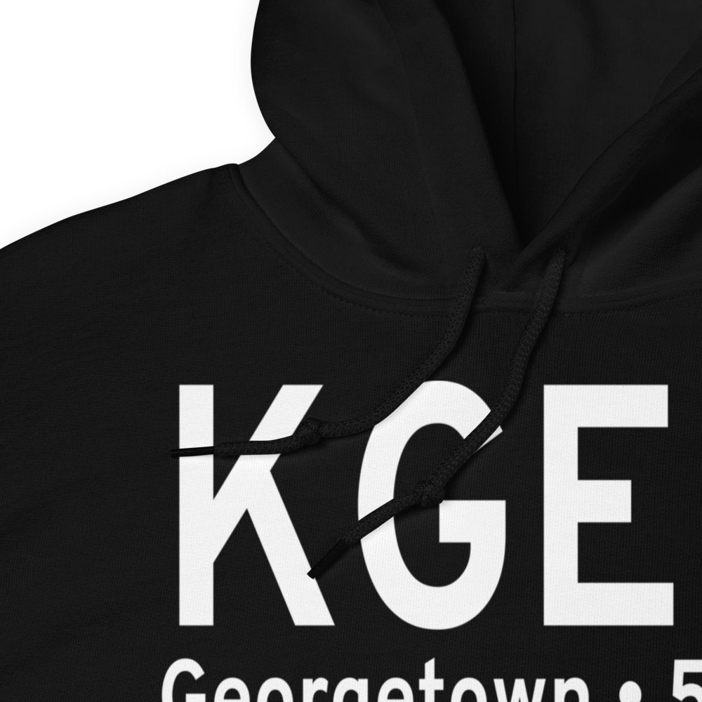 Sussex County Airport (KGED) ICAO Hoodie Sweatshirt 