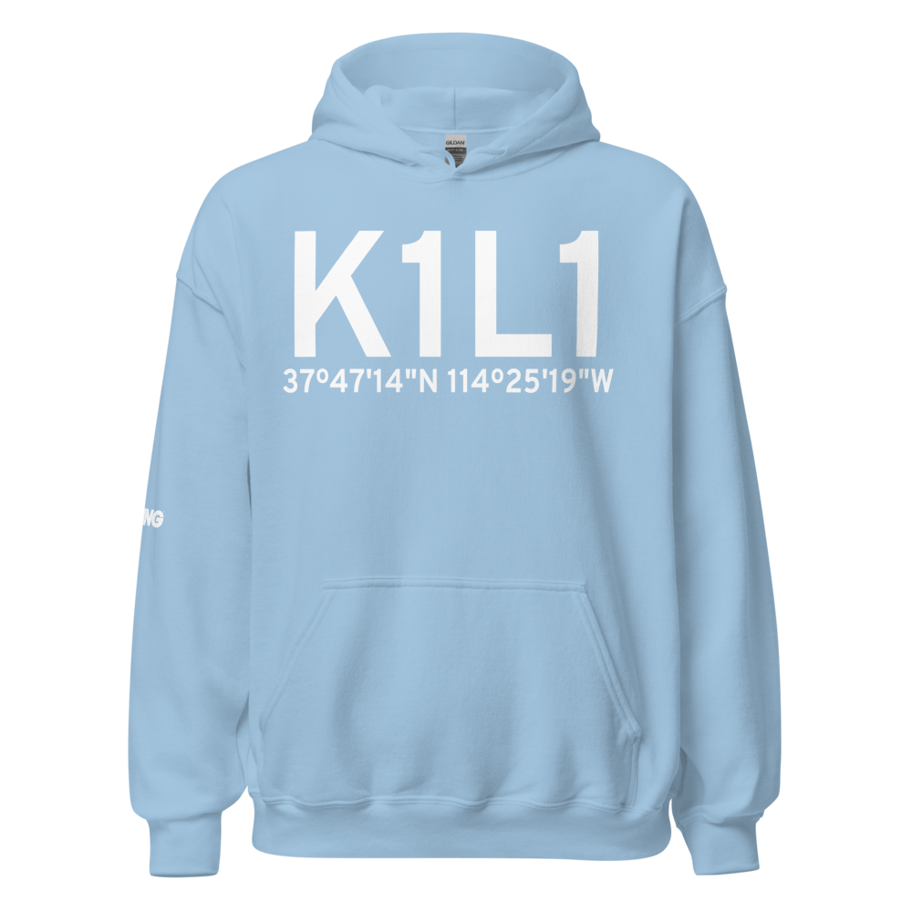 Lincoln County Airport (K1L1) ICAO Hoodie Sweatshirt 