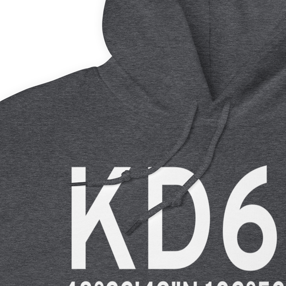 Tioga Municipal Airport (KD60) ICAO Hoodie Sweatshirt 