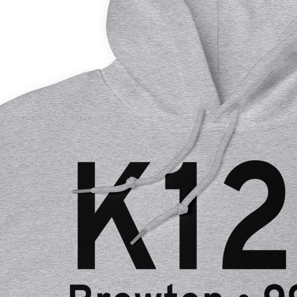 Brewton Municipal Airport (K12J) ICAO Hoodie Sweatshirt 