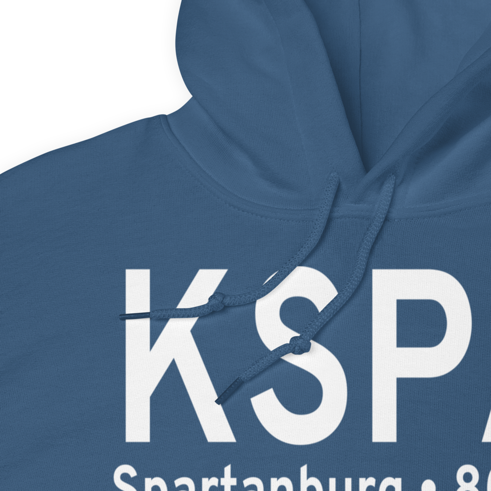 Spartanburg Downtown Memorial Airport (KSPA) ICAO Hoodie Sweatshirt 