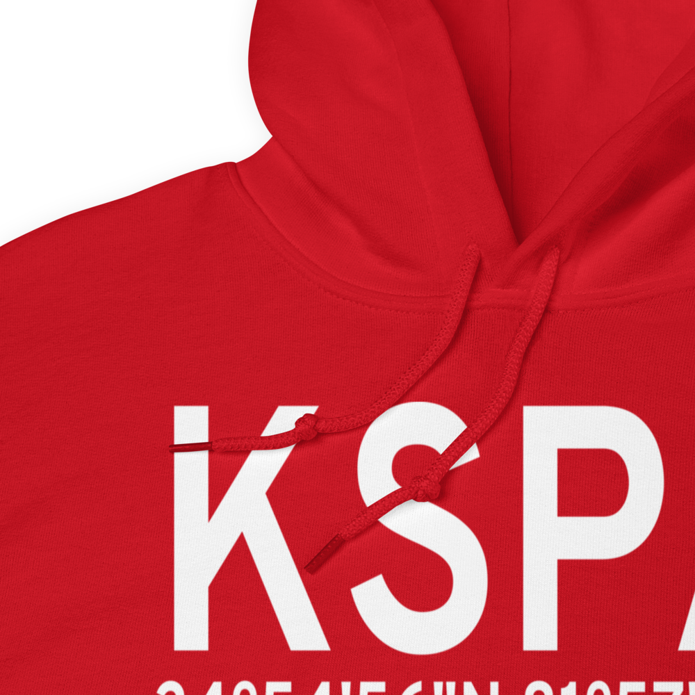 Spartanburg Downtown Memorial Airport (KSPA) ICAO Hoodie Sweatshirt 