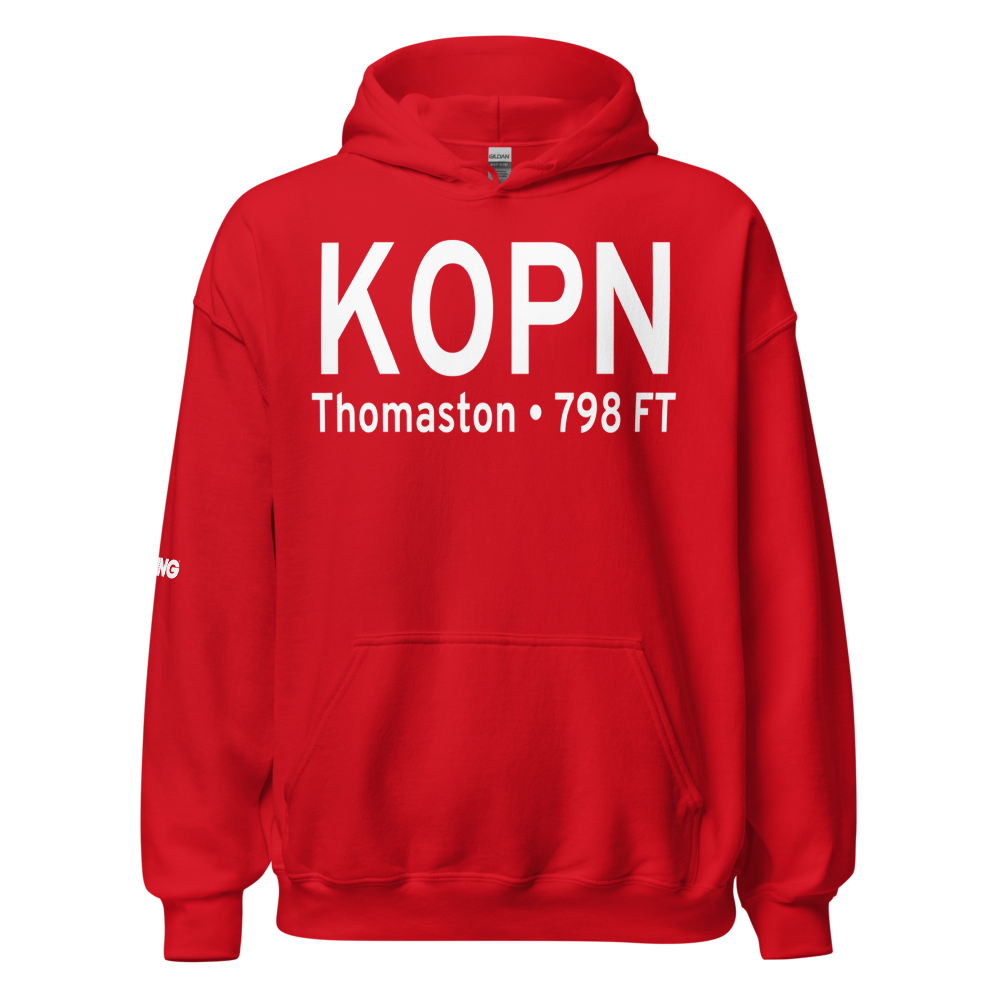 Thomaston Upson County Airport (KOPN) ICAO Hoodie Sweatshirt 