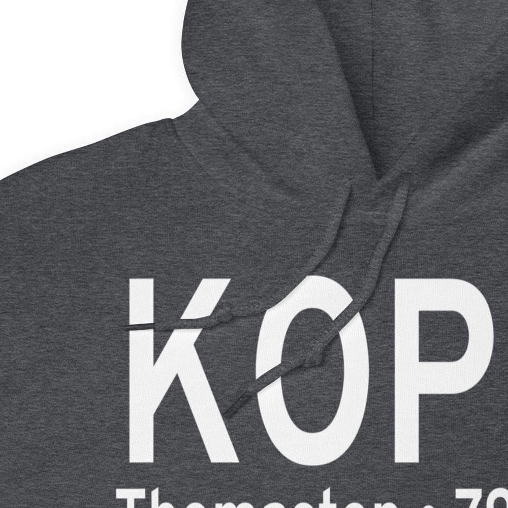Thomaston Upson County Airport (KOPN) ICAO Hoodie Sweatshirt 