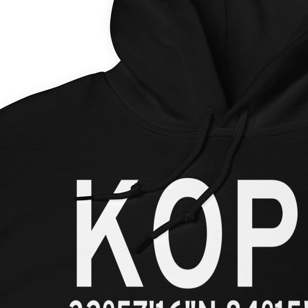 Thomaston Upson County Airport (KOPN) ICAO Hoodie Sweatshirt 