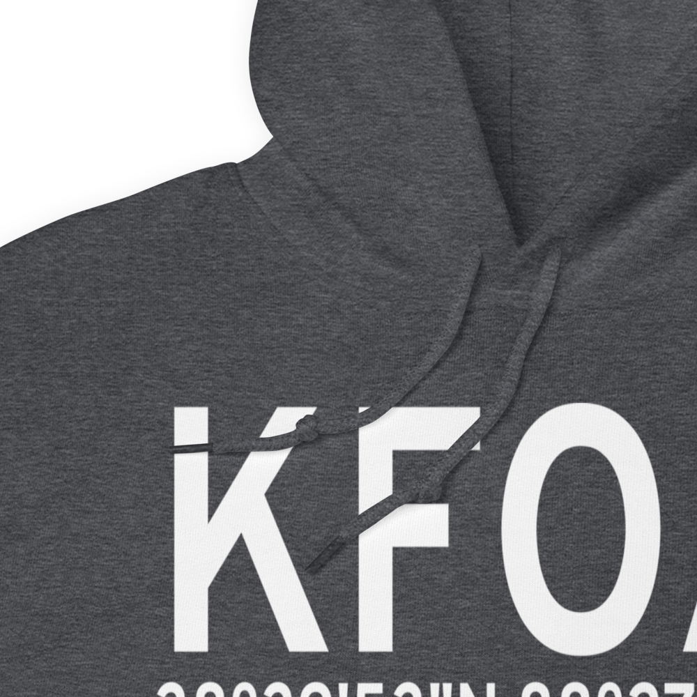 Flora Municipal Airport (KFOA) ICAO Hoodie Sweatshirt 