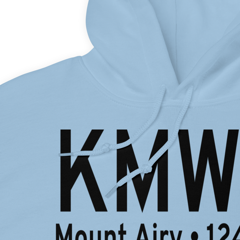 Mount Airy Surry County Airport (KMWK) ICAO Hoodie Sweatshirt 
