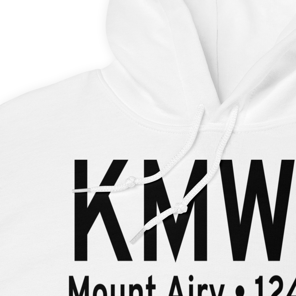 Mount Airy Surry County Airport (KMWK) ICAO Hoodie Sweatshirt 