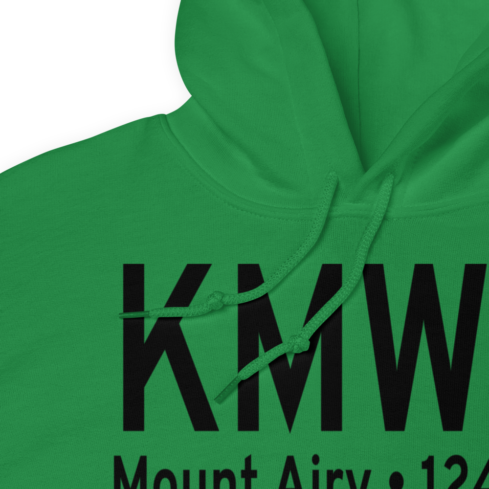 Mount Airy Surry County Airport (KMWK) ICAO Hoodie Sweatshirt 