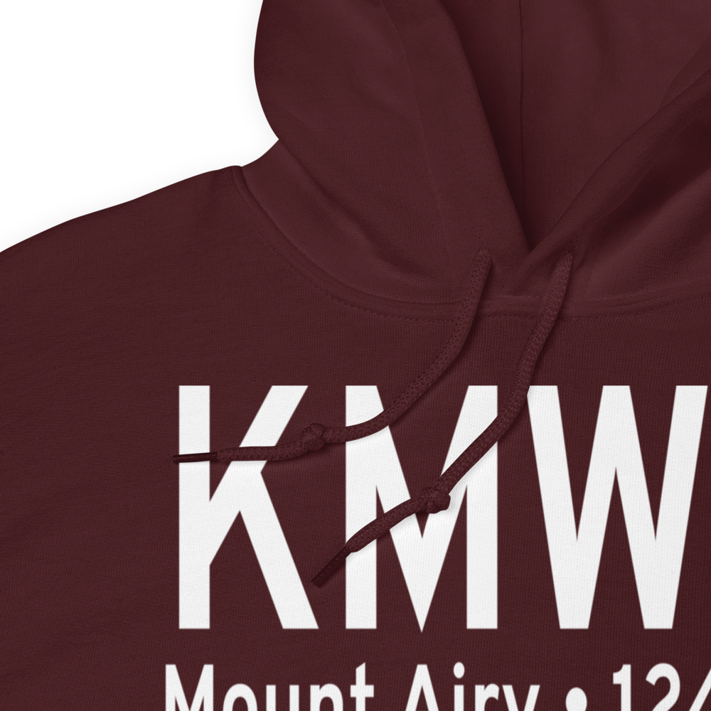 Mount Airy Surry County Airport (KMWK) ICAO Hoodie Sweatshirt 